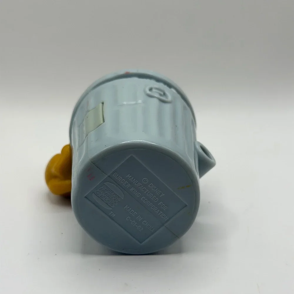 Vintage Disney Oliver and Company Burger King Kids Club Trash Can Toy Figure